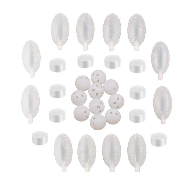 Iceyon 30pcs Rattle Box Repair Toy-Squeakers, Rattle Balls, Rattles Boxes Mixed for Sewing in Noise Maker Insert Pet Baby Toys - Image 1